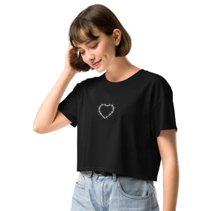 Heart Under Pressure Women’s crop top - Wear Muser
