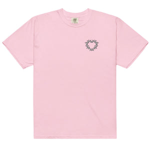Muser Heart Under Pressure Embroidered Heavyweight Tee - Wear Muser