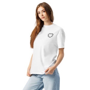 Muser Heart Under Pressure Embroidered Heavyweight Tee - Wear Muser