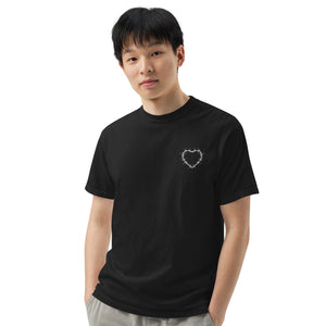 Muser Heart Under Pressure Embroidered Heavyweight Tee - Wear Muser