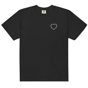 Muser Heart Under Pressure Embroidered Heavyweight Tee - Wear Muser