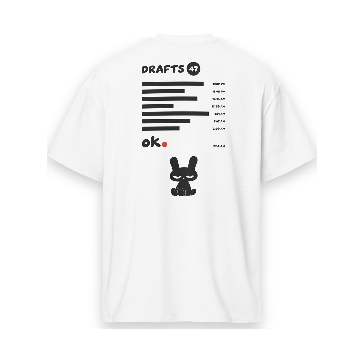 DRAFTS (47). Heavyweight Boxy Tee - MUSER