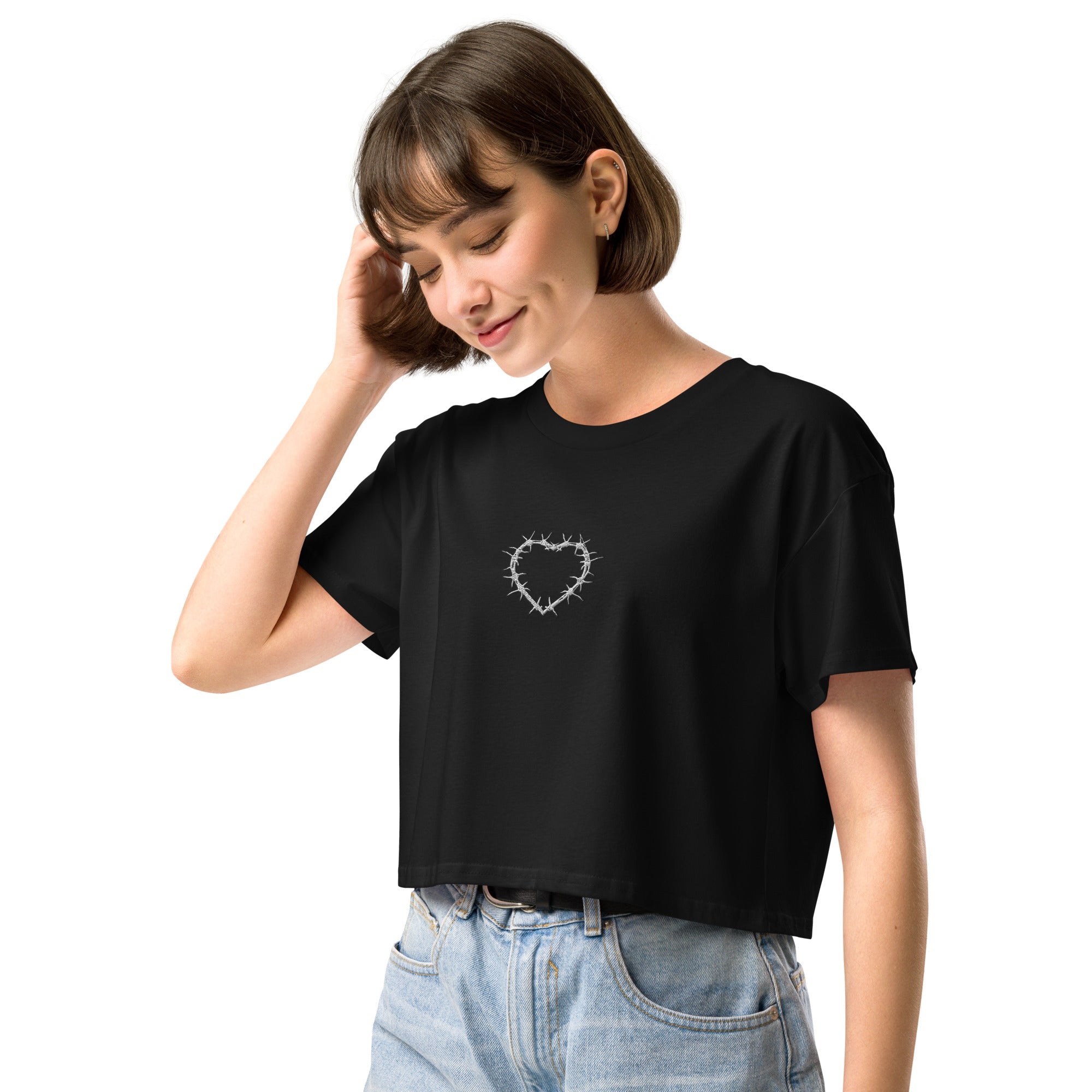Heart Under Pressure Women’s crop top - Wear Muser