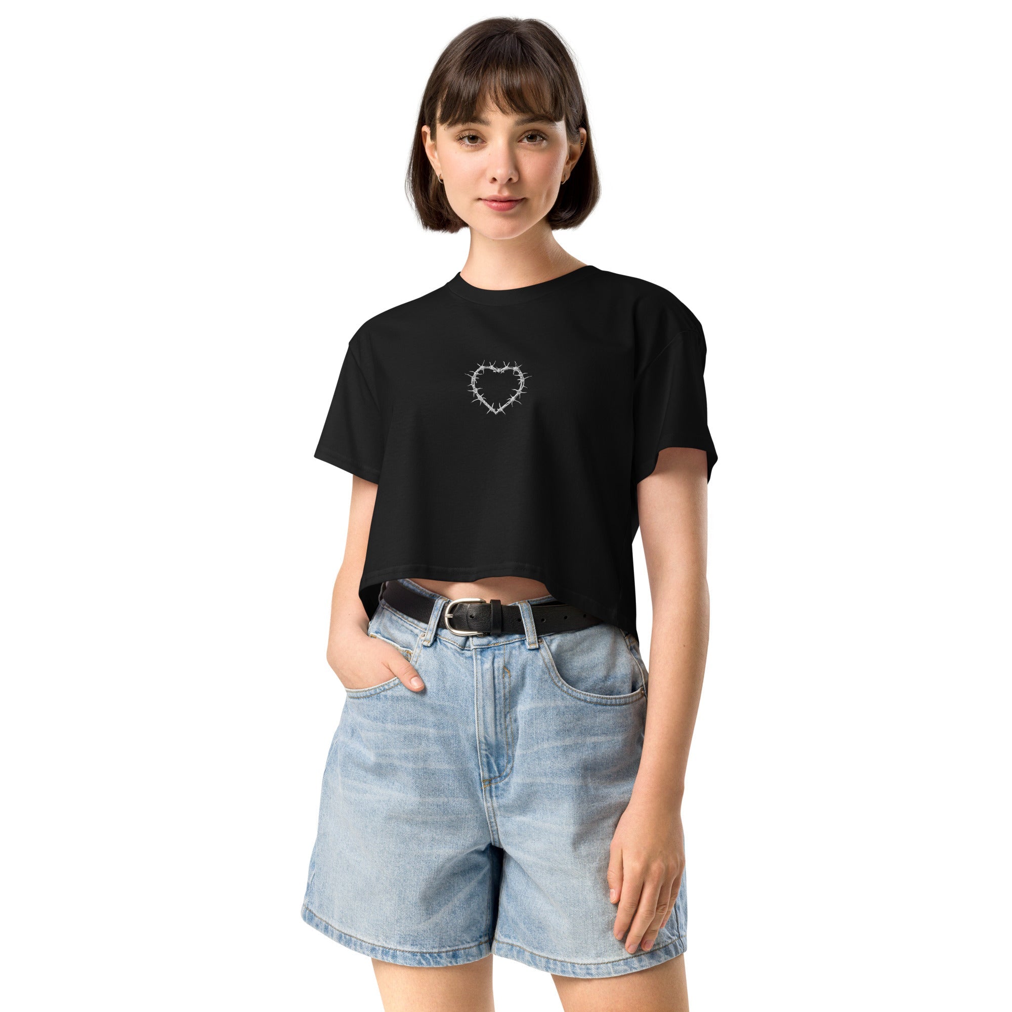 Heart Under Pressure Women’s crop top - Wear Muser