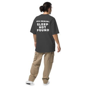 Muser 404: Sleep Not Found Oversized Faded Tee - Wear Muser