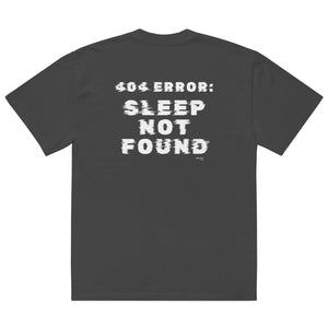 Muser 404: Sleep Not Found Oversized Faded Tee - Wear Muser