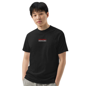 Muser Emotionally Unavailable Embroidered Heavyweight Tee - Wear Muser