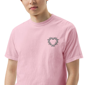 Muser Heart Under Pressure Embroidered Heavyweight Tee - Wear Muser