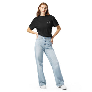 Muser Heart Under Pressure Embroidered Heavyweight Tee - Wear Muser