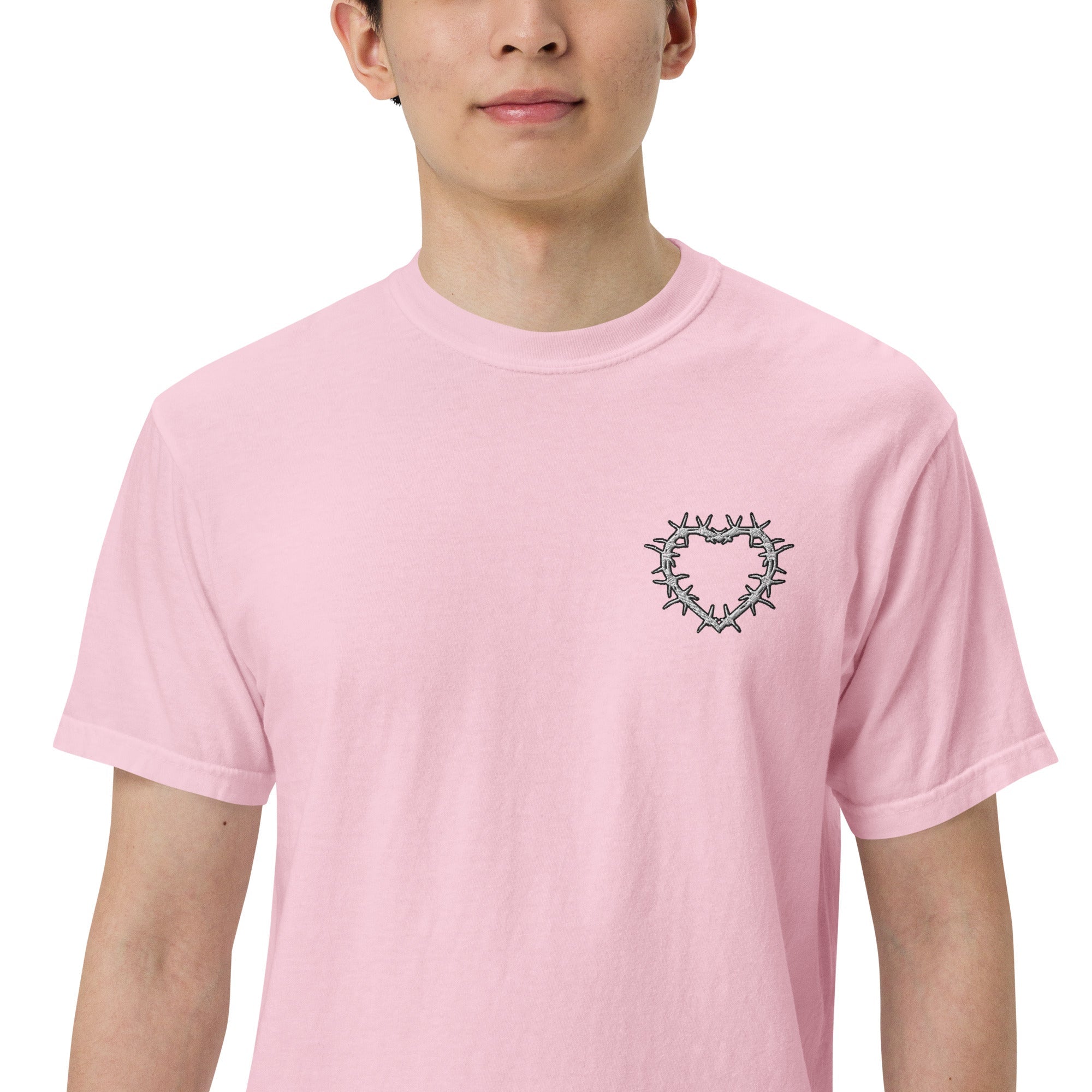 Muser Heart Under Pressure Embroidered Heavyweight Tee - Wear Muser