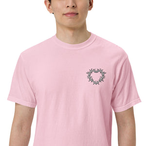 Muser Heart Under Pressure Embroidered Heavyweight Tee - Wear Muser