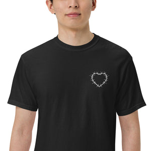 Muser Heart Under Pressure Embroidered Heavyweight Tee - Wear Muser