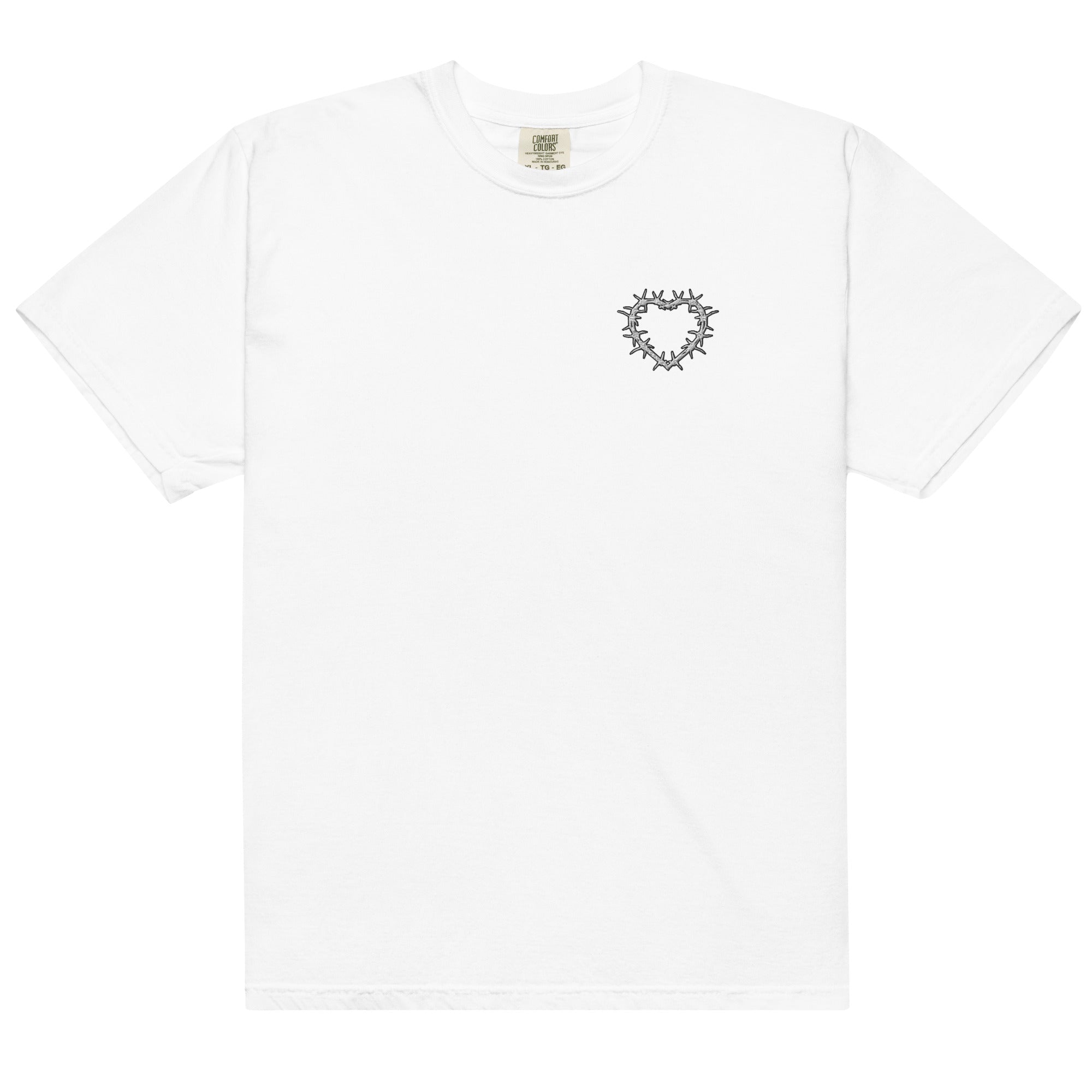 Muser Heart Under Pressure Embroidered Heavyweight Tee - Wear Muser