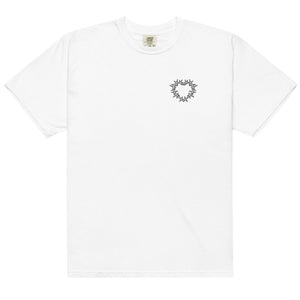 Muser Heart Under Pressure Embroidered Heavyweight Tee - Wear Muser