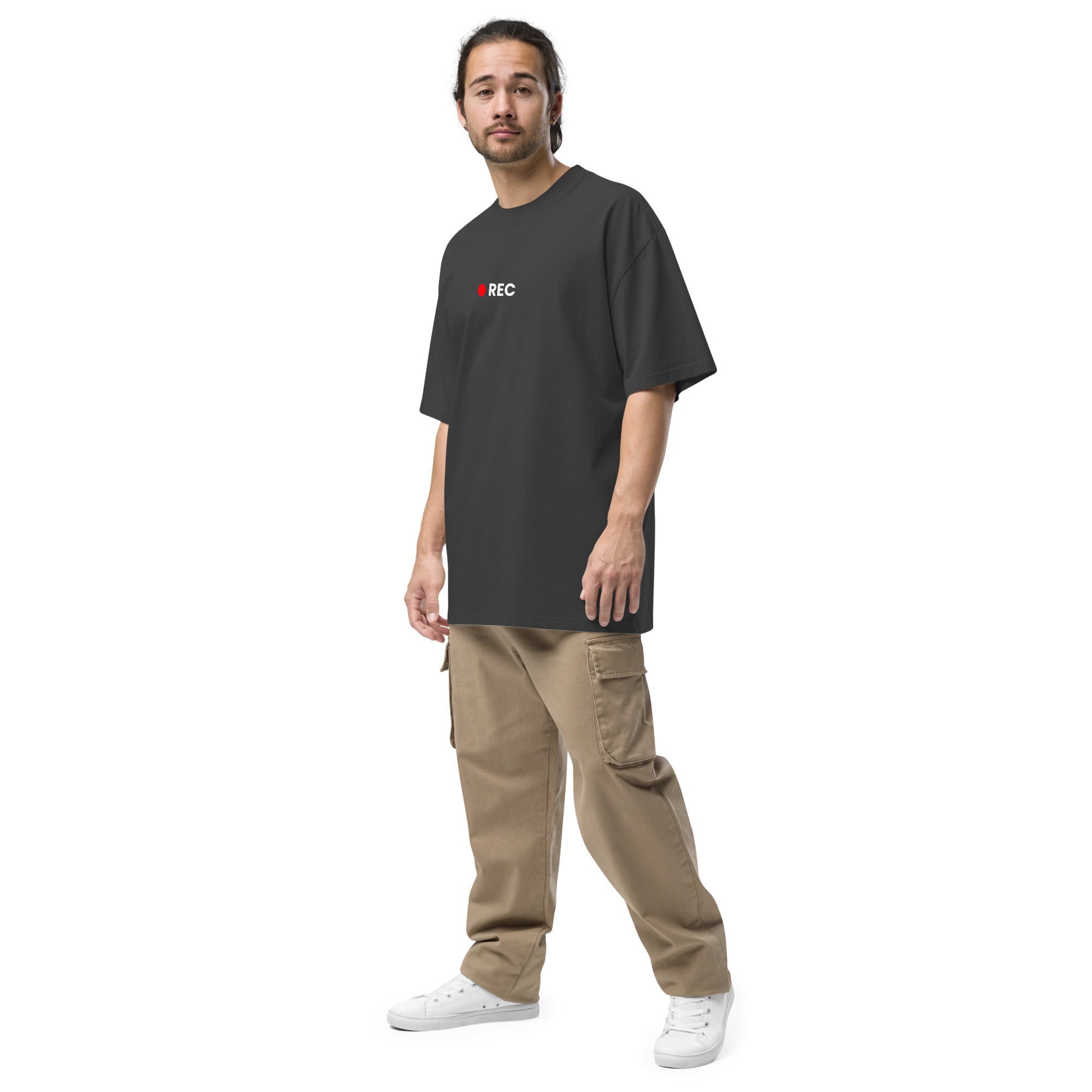 Muser Live Your Life as a Movie Oversized Faded Tee - Wear Muser