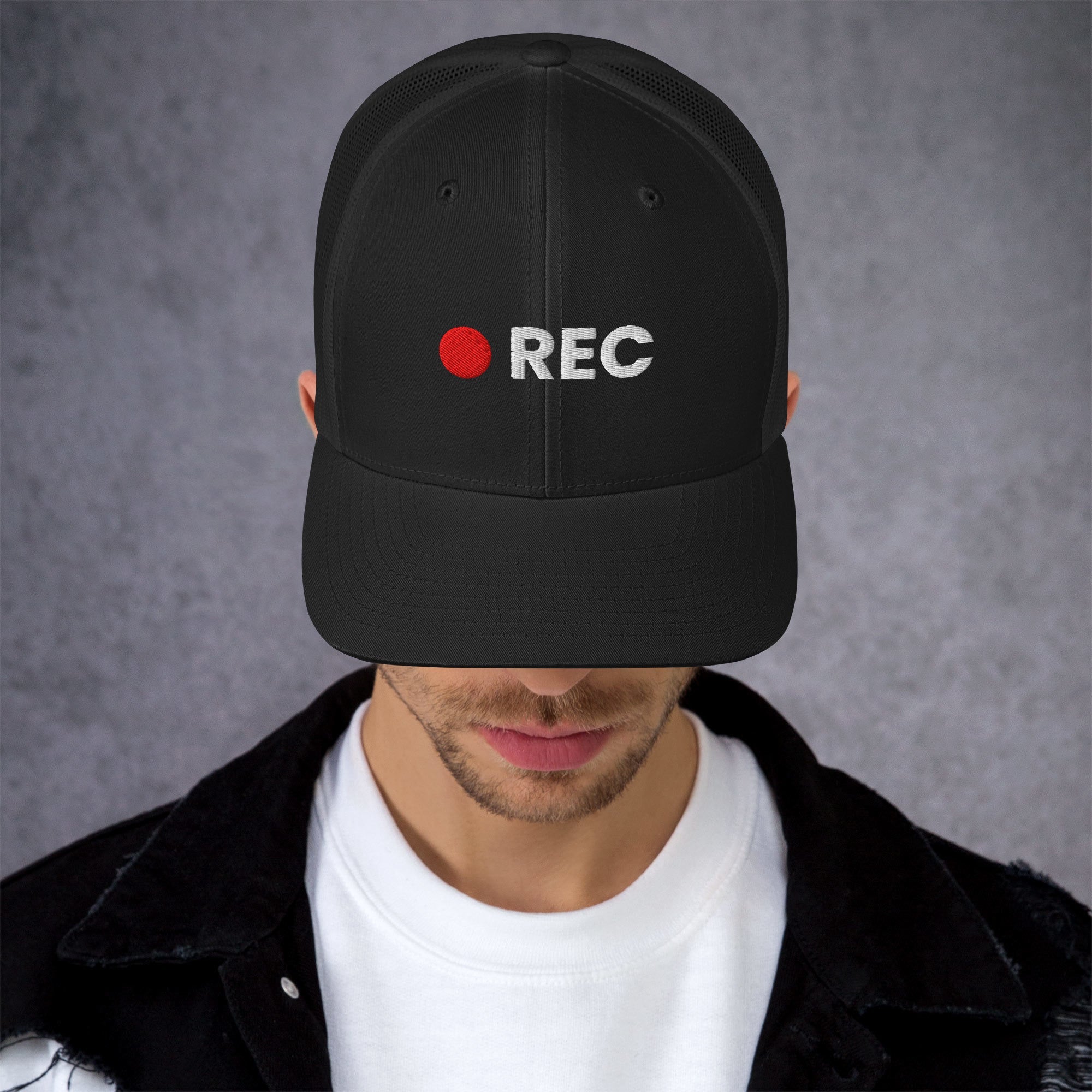 Muser REC Embroidered Trucker Hat - Wear Muser