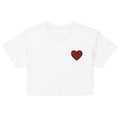 Muser Wild at Heart Embroidered Women’s crop top - Wear Muser