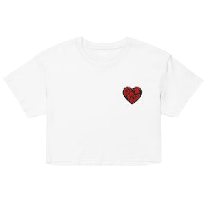 Muser Wild at Heart Embroidered Women’s crop top - Wear Muser