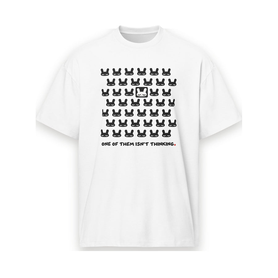 ONE OF THEM ISN'T THINKING. Heavyweight Boxy Tee