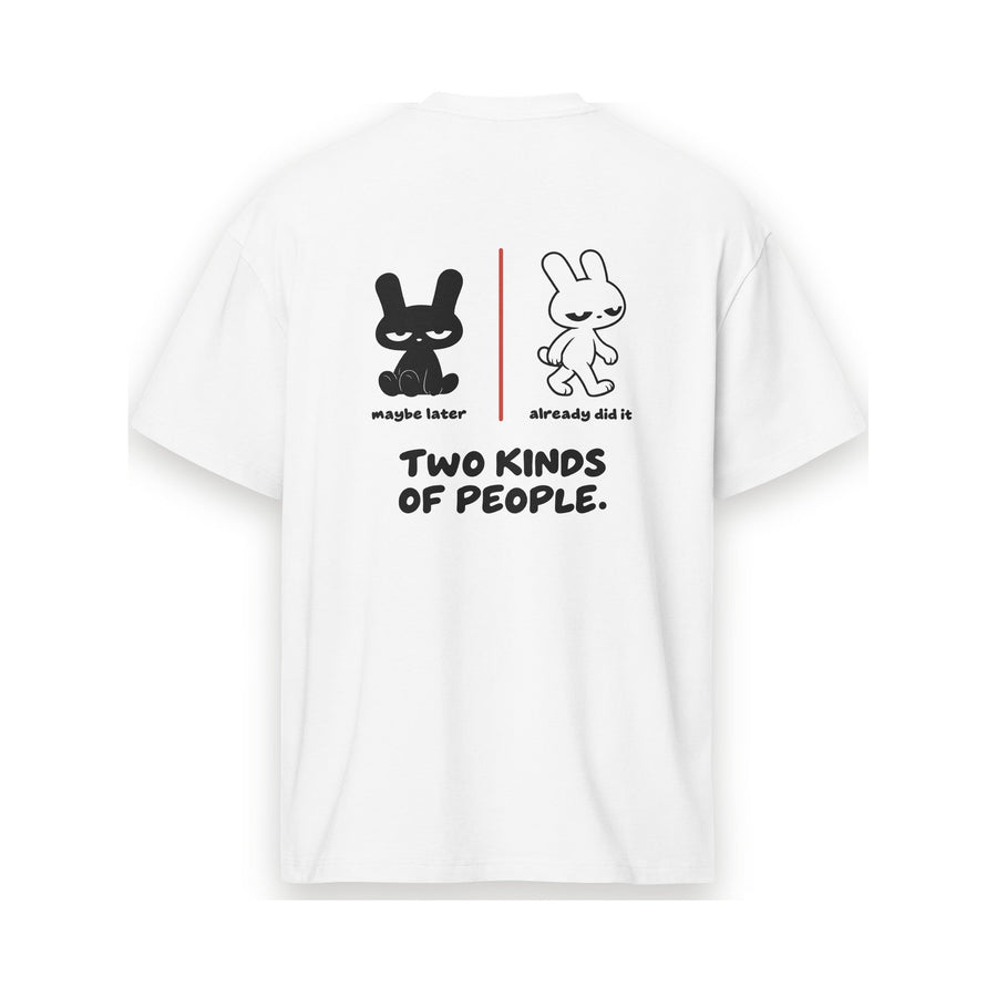TWO KINDS OF PEOPLE. Heavyweight Boxy Tee